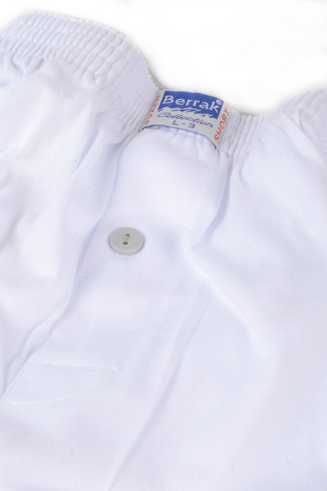 Berrak 1099 3'Lü  Erkek Boxer Beyaz - 2