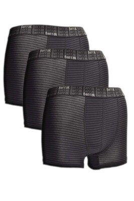 Berrak 4475 3'Lü  Boxer Siyah