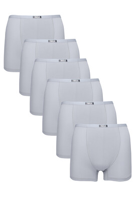 Berrak 4488 6'Lı  Erkek Boxer Gri