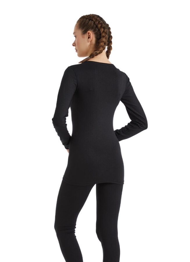 Blackspade Unisex Termal Tişört 2. Seviye 1257Üst Siyah - 5