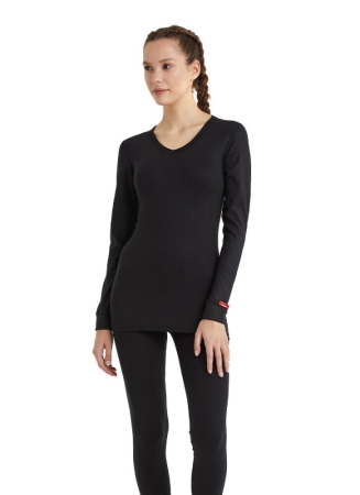 Blackspade Unisex Termal Tişört 2. Seviye 1257Üst Siyah - 2