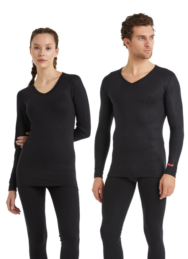 Blackspade Unisex Termal Tişört 2. Seviye 1257Üst Siyah - 1