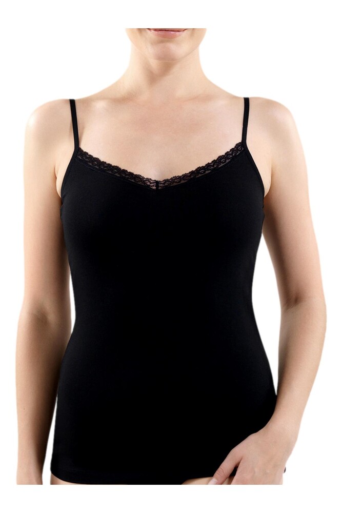 Blackspade Kadın İnce Askılı Atlet Comfort Elegance 1365 - Siyah - 4