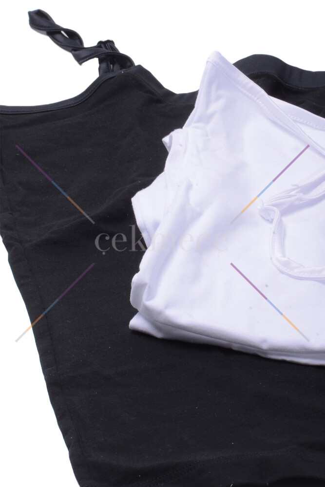 Blackspade Kadın Atlet Aura Satin 1404 - Siyah - 3
