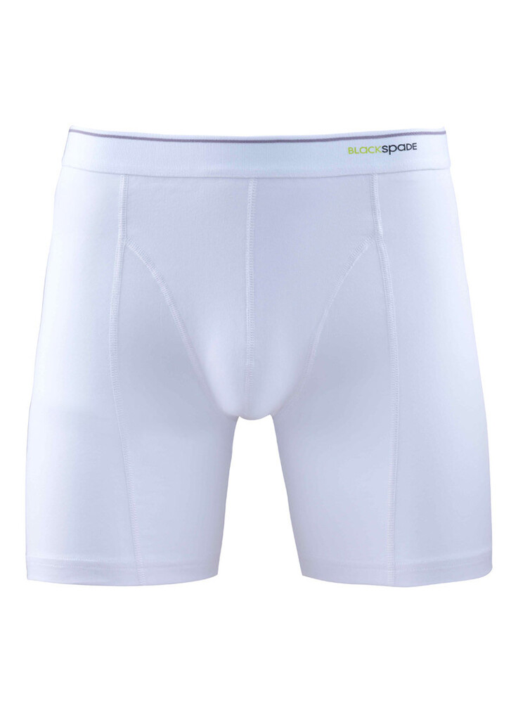 Blackspade Erkek Pamuk Elastan Retro Boxer Tender Cotton 9216 - Beyaz - 2