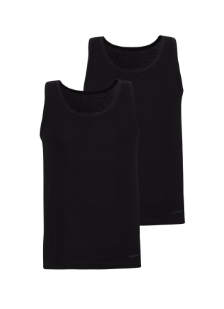 Blackspade Erkek Atlet 2'li Paket Loose Fit 9225 - Siyah