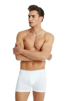 Blackspade Erkek Pamuk Elastan Boxer Tender Cotton 9233 - Beyaz