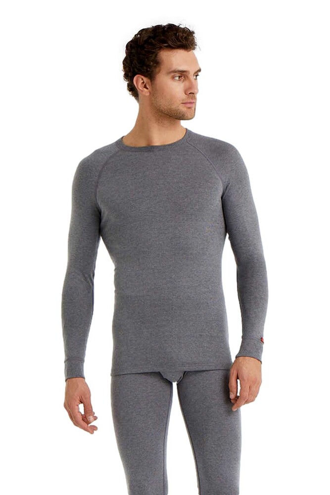 Blackspade Unisex Termal Tişört 2. Seviye 9259 - Gri Melanj - 2