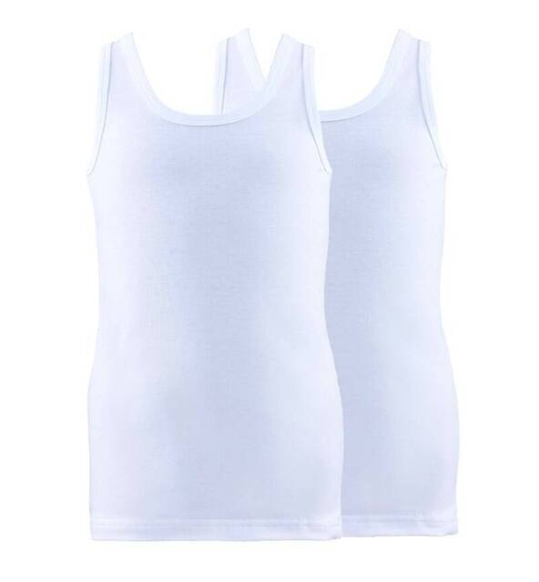 Blackspade Erkek Çocuk Atlet 2'li Paket 9396 - Beyaz - 1