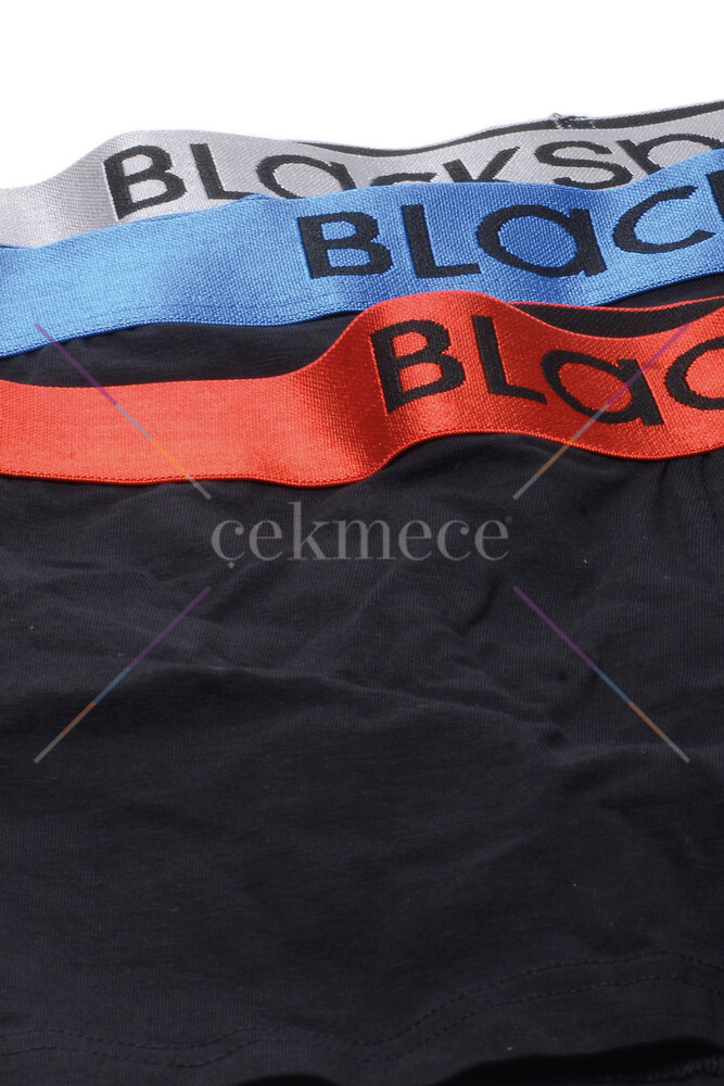 Blackspade Erkek Boxer 3'lü Paket Modern Basics 9470 - Mavi - 4