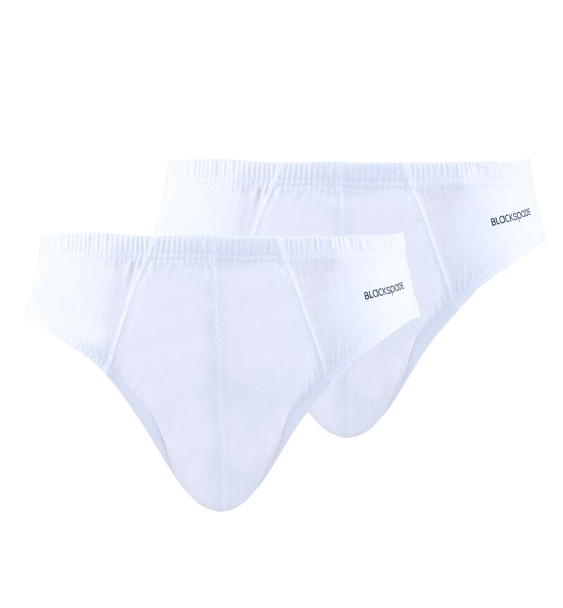 Blackspade Erkek Slip Külot 2'li Paket Loose Fit 9627 - Beyaz - 1