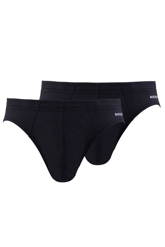 Blackspade Erkek Slip Külot 2'li Paket Loose Fit 9627 - Siyah - 1