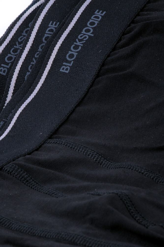 Blackspade Erkek Boxer - Shorty 3&prime;lü Paket Tender Cotton 9670 Siyah - 3