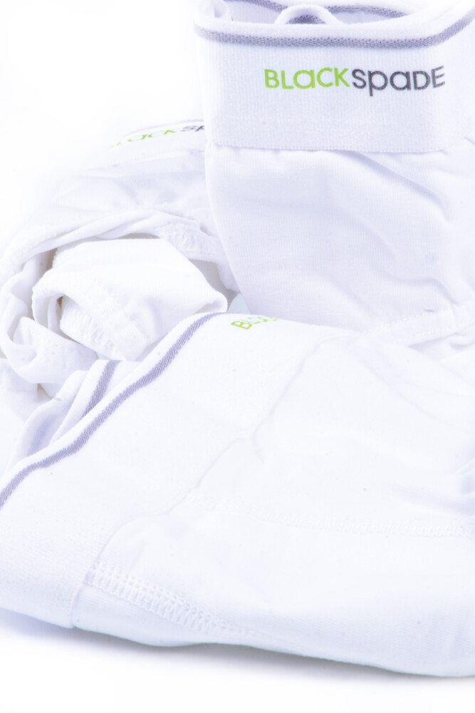 Blackspade Erkek Slip 3'lü Paket Tender Cotton 9672 - Beyaz - 3