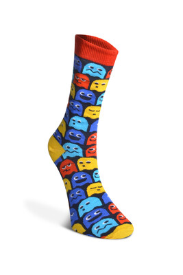 Çekmece 4'Lü Unisex  Hareketli Çorap Packman Dog  - 5