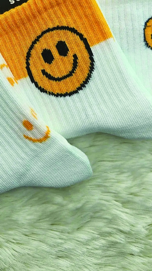 Çekmece 5&prime;li Kadın Desenli Çorap SMILE - 2