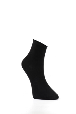 Çekmece 6'lı Unisex Kısa Konç Soket Siyah - 2