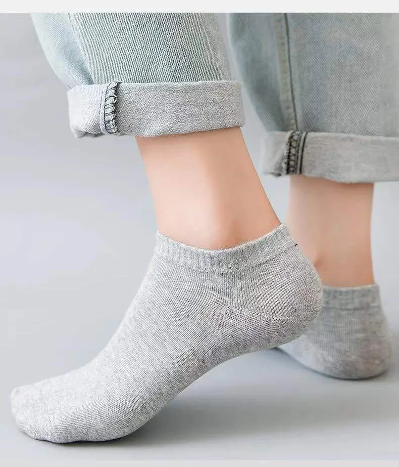 Çekmece 9′lu Unisex Patik Siyah-Gri-Beyaz - 4