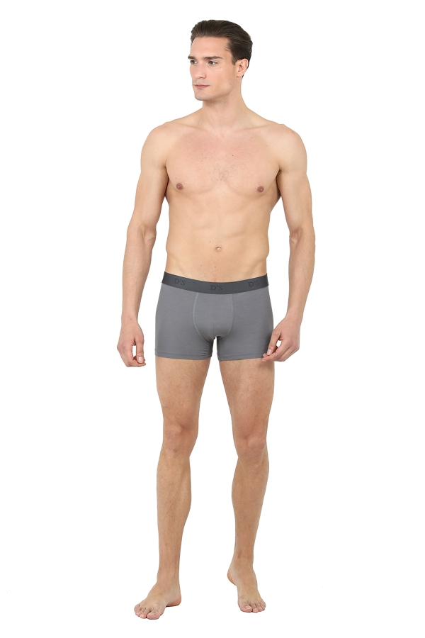 Ds Damat DS0137 Modal Boxer 2&prime;li Siyah-Gri - 1