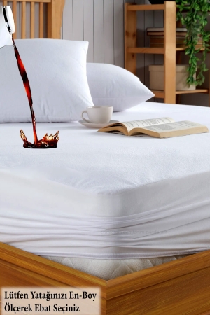 Çekmece Fitted Full Kenar Su Sıvı Geçirmez Yatak Koruyucu - Alez Çarşaf 160x200