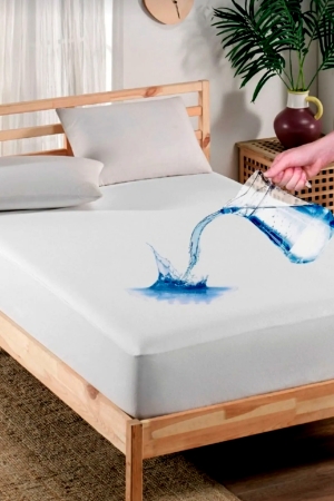 Çekmece Fitted Full Kenar Su Sıvı Geçirmez Yatak Koruyucu - Alez Çarşaf 160x200 - 2