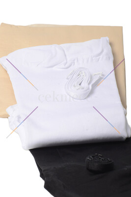 Form Time 9016 Kadın Çıtçıtlı Badi Korse Beyaz - 3