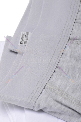 Gümüş 4018 3'lü  Boxer Çok Renkli - 5