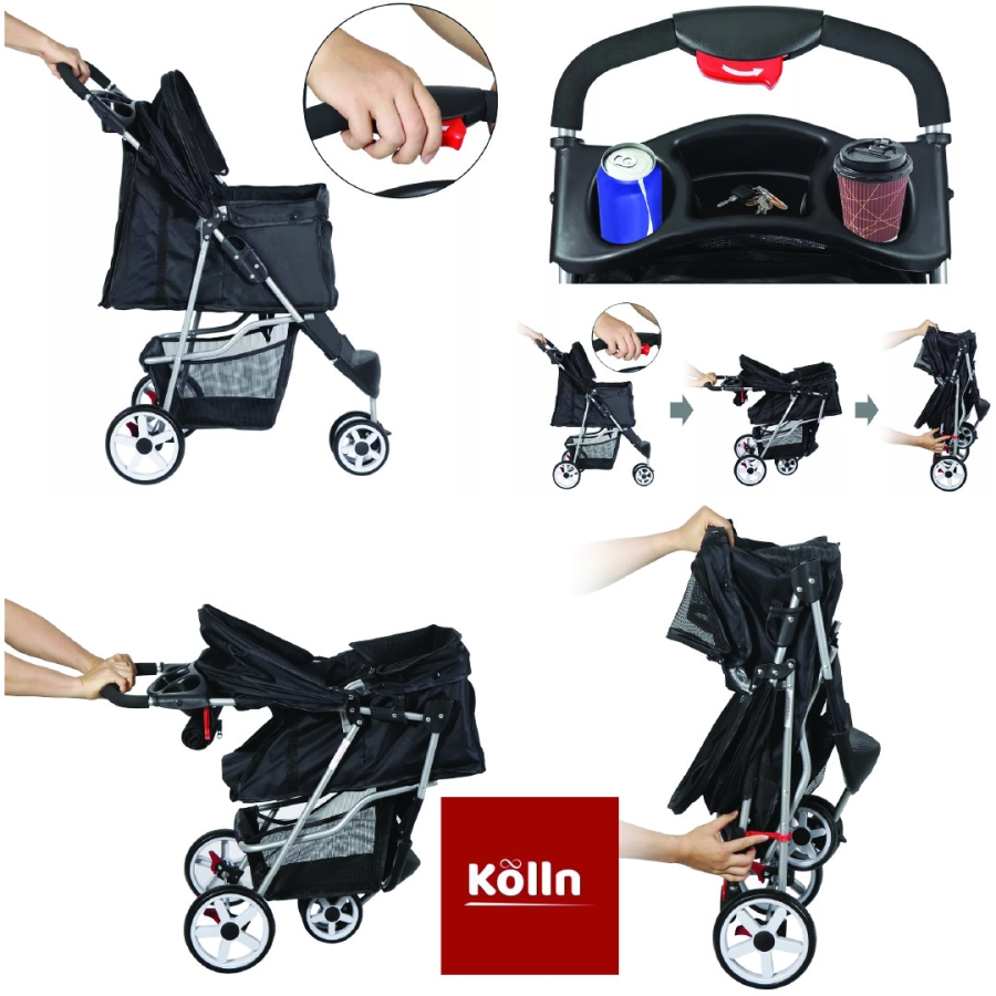 Kölln Katlanabilir Araba SİYAH - 6