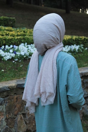 Shawl Secret Bambu Şal Gri