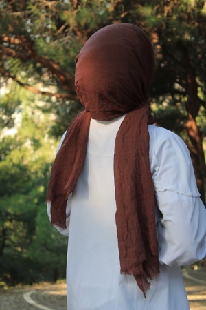 Shawl Secret Bambu Şal Gül Kurusu