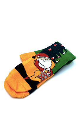 Solonine Yılbaşı Temalı Pamuk Çorap Noel Baba-Çam Ağacı - 2